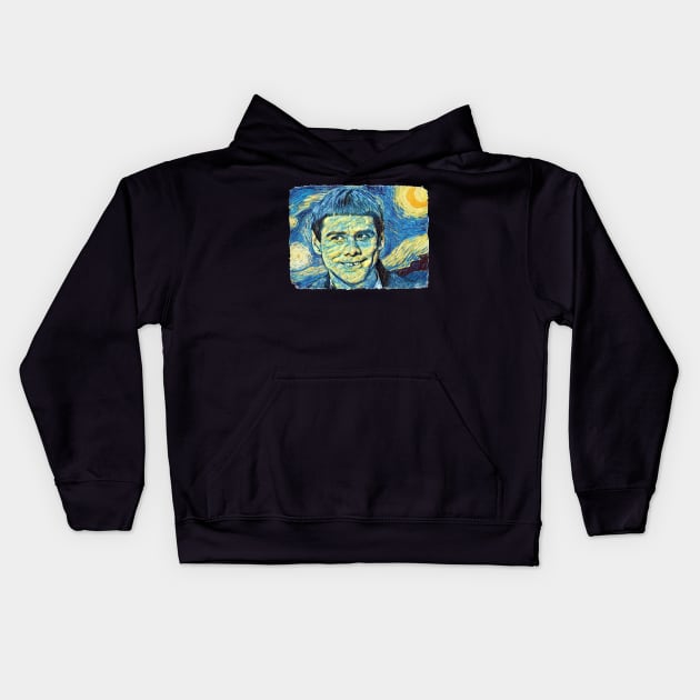 Dumb and Dumber Van Gogh Style Kids Hoodie by todos